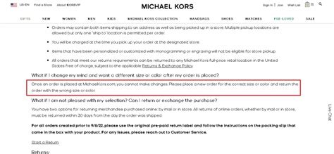 can i cancel a michael kors order|Michael Kors customer service.